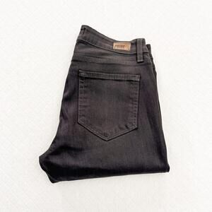 Paige Verdugo Ankle City Fog Silk Coating Denim Jean Gray Size 26